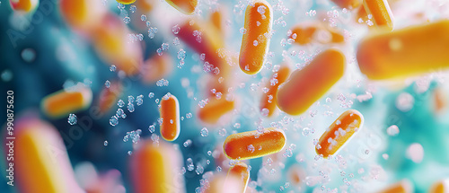 Probiotic bacteria biology science microscopic medicine