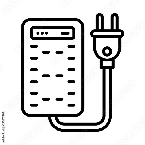 Surge Protector line icon