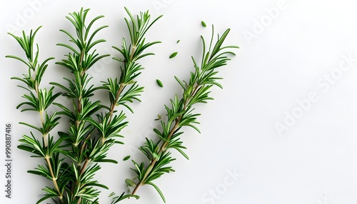 Culinary Delight: Fresh Rosemary Sprigs for Flavorful Dishes and Aromatic Infusions photo