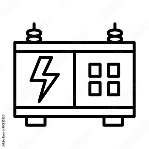 Power Generator line icon