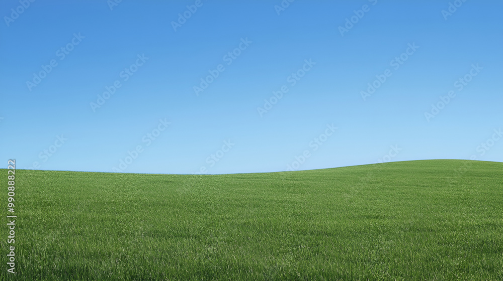 Obraz premium field with blue sky