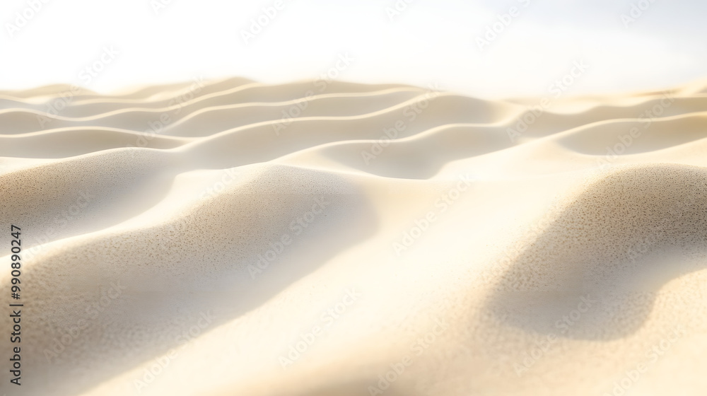 Smooth, untouched sand with a subtle gradient, ideal for a calming and neutral background. Smooth, untouched sand with a subtle gradient, ideal for a calming and neutral background.