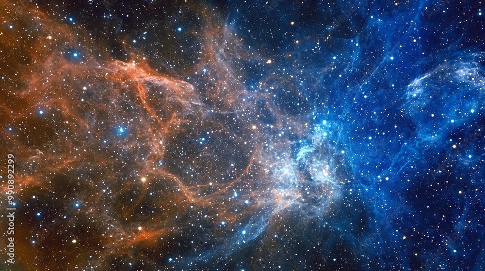 Fototapeta premium Space Galaxy Night Sky With Cosmic Clouds ,Universe science astronomy. Illustration Background