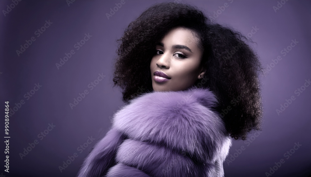 woman, beauty, model, fashion, fur, new, future, dusk, color, of, the, year, 2025, 2024, atelier, studio, close-up, afro, hair, glamour, face, coat, makeup, winter, person, on, with, a, beautyful, ad woman, beauty, model, fashion, fur, new, future, dusk, color, of, the, year, 2025, 2024, atelier, studio, close-up, afro, hair, glamour, face, coat, makeup, winter, person, on, with, a, beautyful, ad