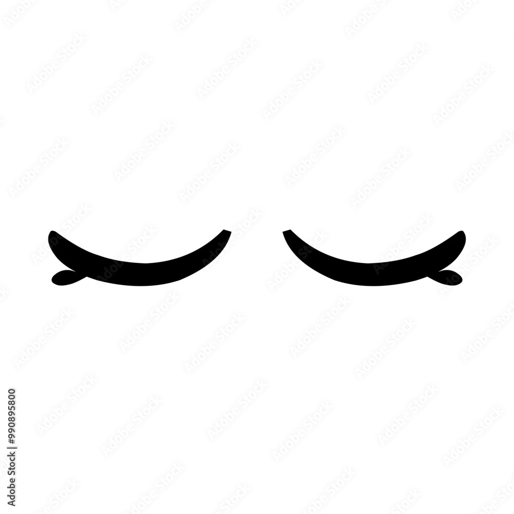 Sad eye cartoon design. Perfect for stickers, icons, logos, tattoos Sad eye cartoon design. Perfect for stickers, icons, logos, tattoos