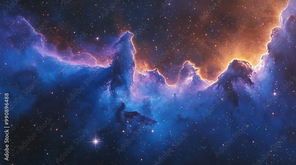 Space Galaxy Night Sky With Cosmic Clouds ,Universe science astronomy. Illustration Background Space Galaxy Night Sky With Cosmic Clouds ,Universe science astronomy. Illustration Background