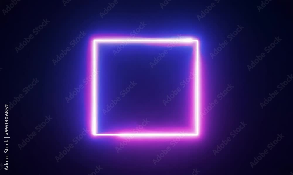 Neon Square Abstract Background Neon Square Abstract Background
