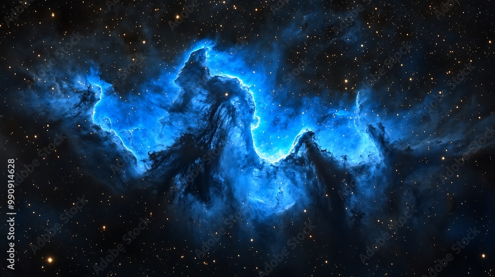 Obraz premium Stunning Collection of Cosmic Nebulas and Star-Filled Galaxy Backgrounds – Beautiful Night Sky and Deep Space Wonders in Vivid Colors for Creative Projects