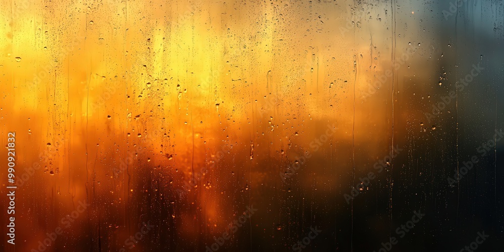 Obraz premium Beautiful Abstract Background of Rain and Fog