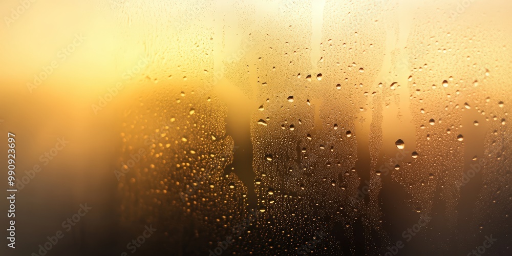Beautiful Abstract Background with Rain and Fog Beautiful Abstract Background with Rain and Fog