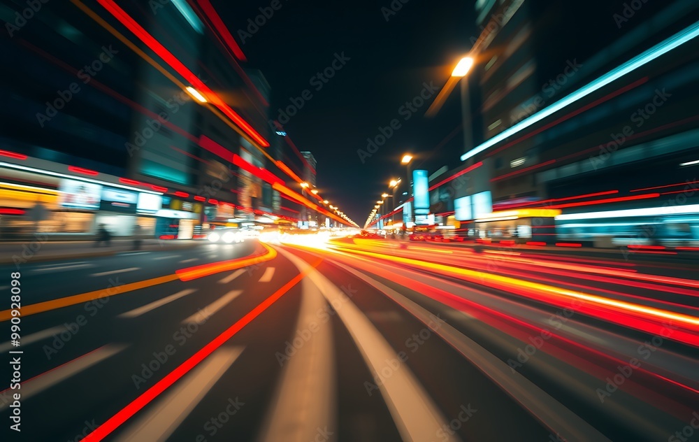A long-exposure shot of city lights at night, with bright streaks of red, yellow, and white creating abstract patterns across the image. A long-exposure shot of city lights at night, with bright streaks of red, yellow, and white creating abstract patterns across the image.
