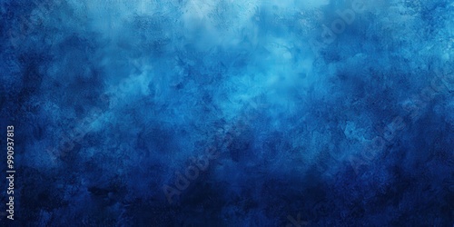 Dark Blue Abstract Watercolor Background for Design