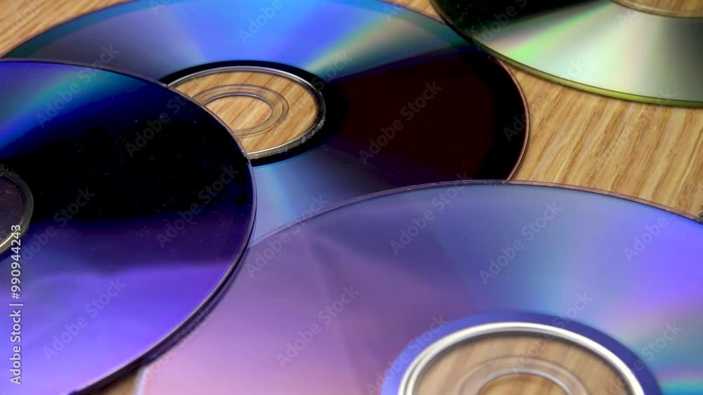 cd disks are lying on the surface cd disks are lying on the surface