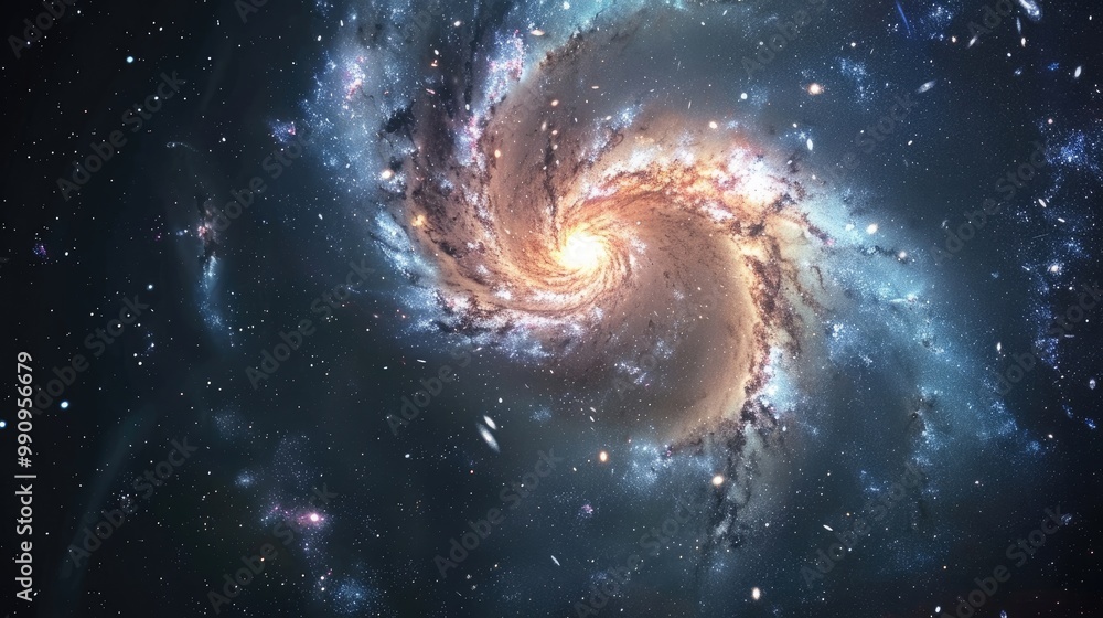 Swirling galaxies in deep space Swirling galaxies in deep space