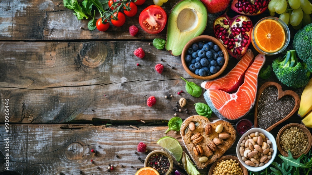 Food Medicine. Diabetic Diet Concept for Healthy Eating Habits with Fruits and Vegetarian Options Food Medicine. Diabetic Diet Concept for Healthy Eating Habits with Fruits and Vegetarian Options