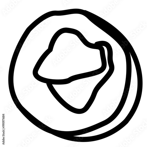 japanese food outline sushi