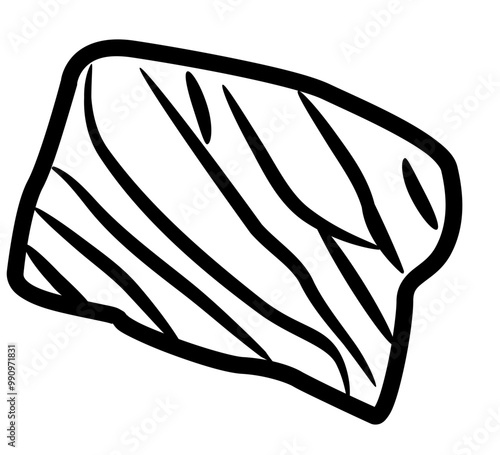 japanese food outline sushi