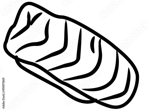 japanese food outline sushi
