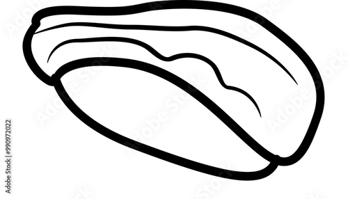 japanese food outline sushi