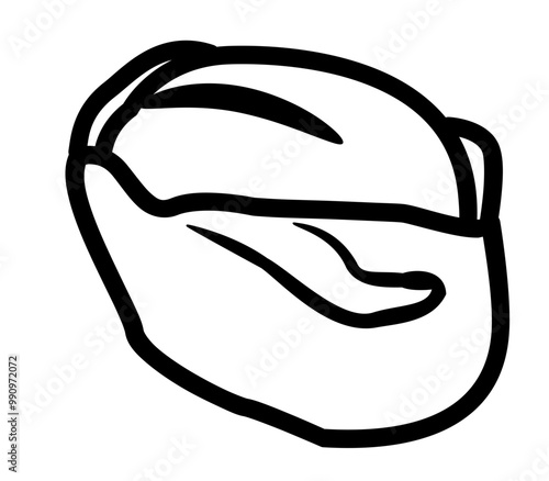 japanese food outline sushi