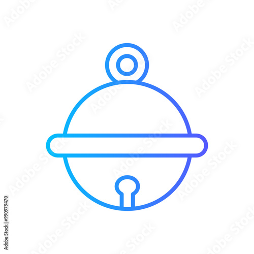 jingle bell gradient icon