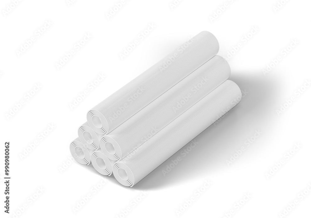 Set White Yoga Mat