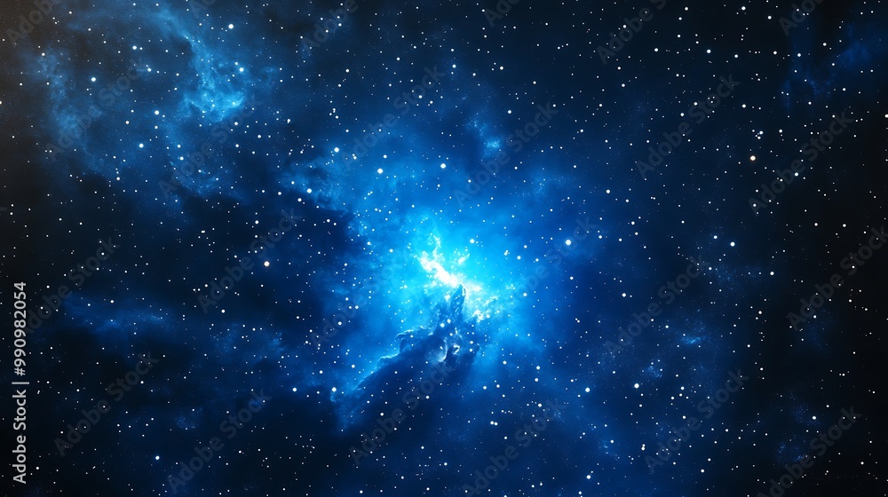 Naklejka premium Stunning Collection of Cosmic Nebulas and Star-Filled Galaxy Backgrounds – Beautiful Night Sky and Deep Space Wonders in Vivid Colors for Creative Projects