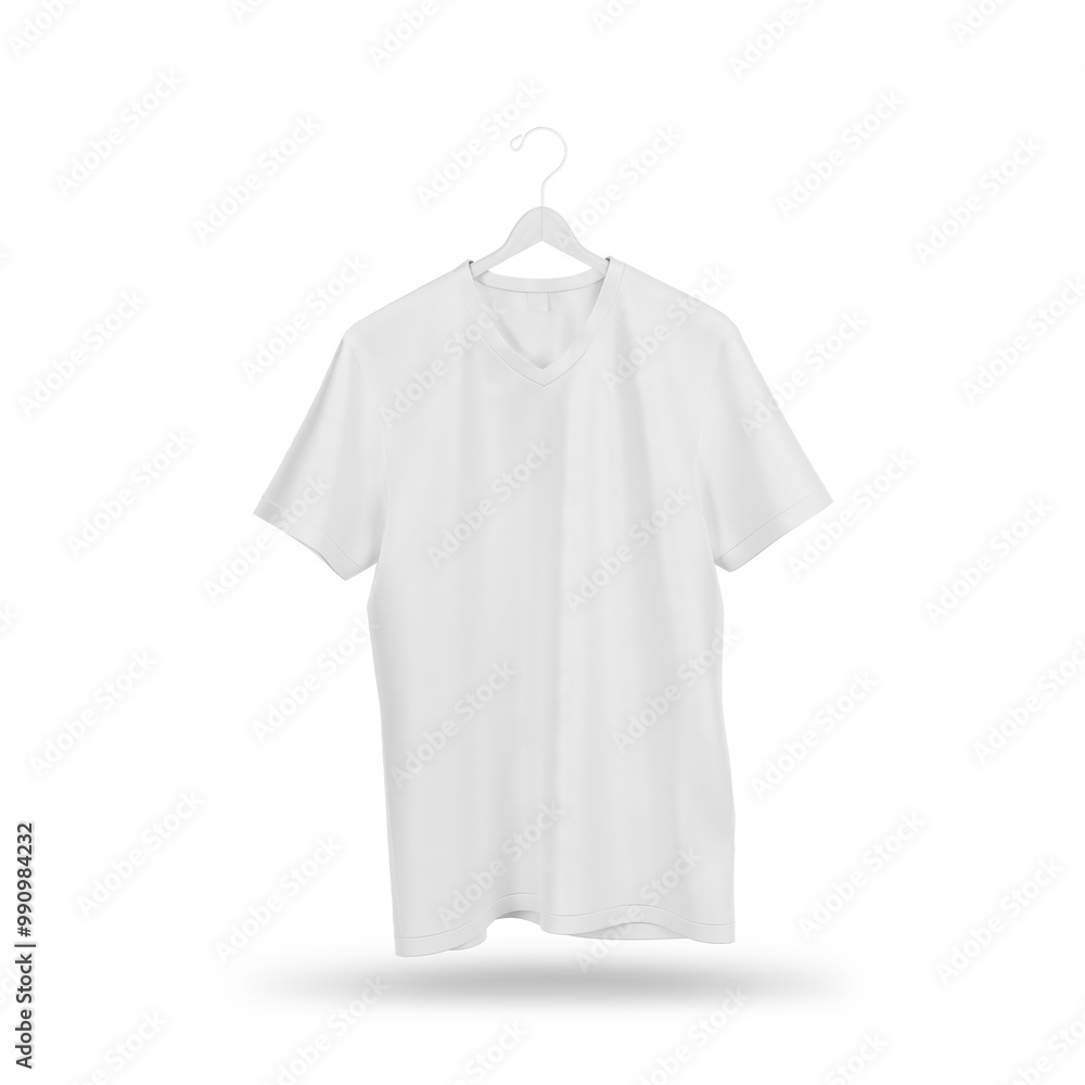 Plain White T-Shirt on Hanger Plain White T-Shirt on Hanger