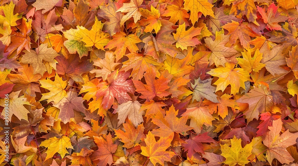 Autumn orange banner with blurred maple leaves, ideal for seasonal designs and fall projects. Autumn orange banner with blurred maple leaves, ideal for seasonal designs and fall projects.