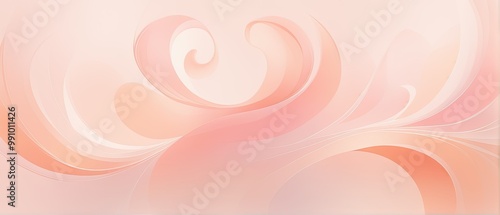 Abstract Swirls in Pink Hues