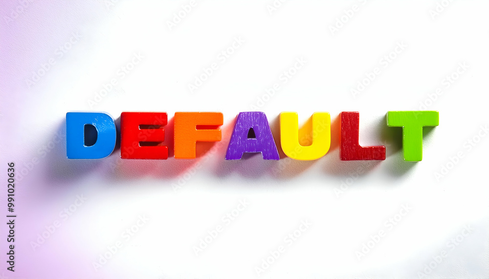 Default Word. on a white background Default Word. on a white background
