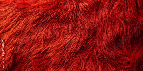 Red fur texture. Abstract background and texture for design