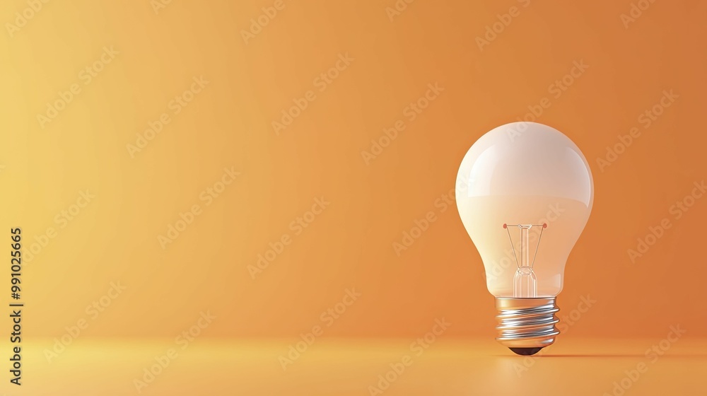 Elegant Light Bulb Illuminating a Wooden Table Surface, Showcasing Minimalist Design and Soft Lighting for a Cozy Atmosphere Elegant Light Bulb Illuminating a Wooden Table Surface, Showcasing Minimalist Design and Soft Lighting for a Cozy Atmosphere