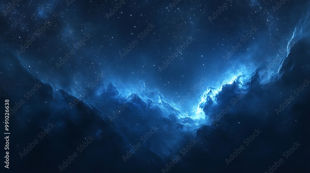 Fototapeta premium Space Galaxy Night Sky With Cosmic Clouds ,Universe science astronomy. Illustration Background
