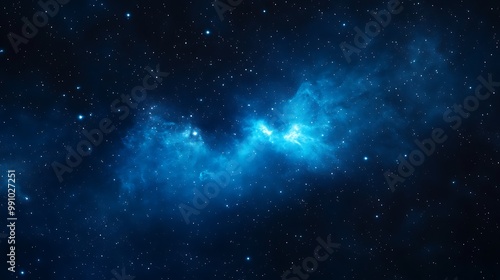 Space Galaxy Night Sky With Cosmic Clouds ,Universe science astronomy. Illustration Background