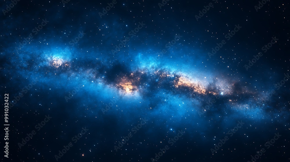 Space Galaxy Night Sky With Cosmic Clouds ,Universe science astronomy. Illustration Background Space Galaxy Night Sky With Cosmic Clouds ,Universe science astronomy. Illustration Background