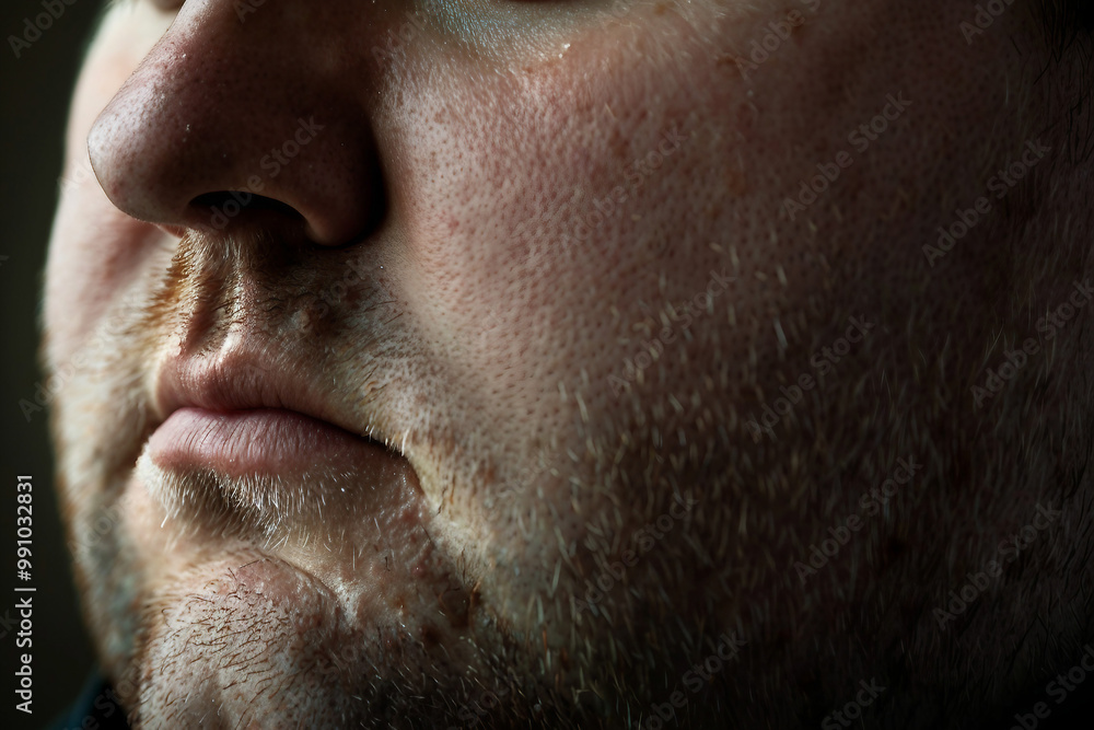 Illustration of people with obesity made generative AI technology Illustration of people with obesity made generative AI technology