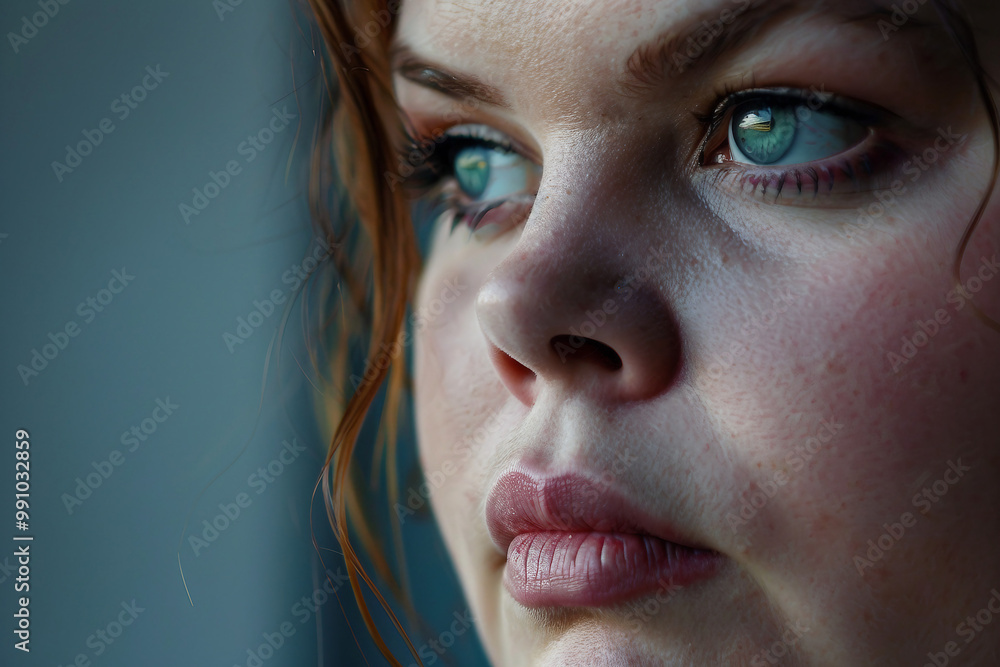 Fototapeta premium Image of people with obesity generative AI technology