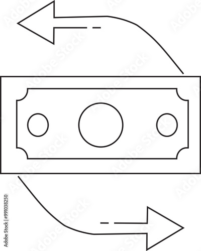 Currency Exchange icon, money exchange icon, cash flow icon, QuickPay icon, Fund Transfer icon, money cycle, Cash In Out icon, business icon