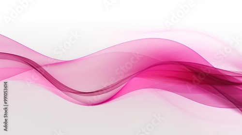 Abstract pink flowing fabric background, modern design, elegant and feminine