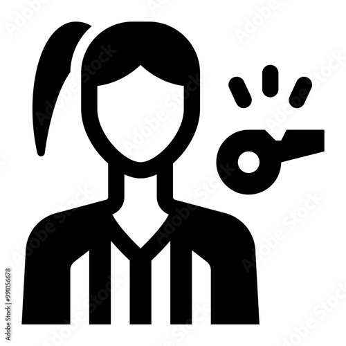 Basketball Referee Icon