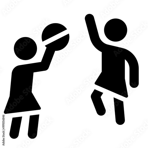 Basketball Blocked Shot Icon