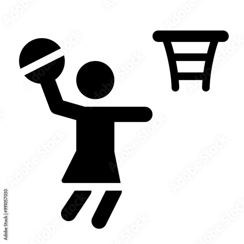 Basketball Player Icon