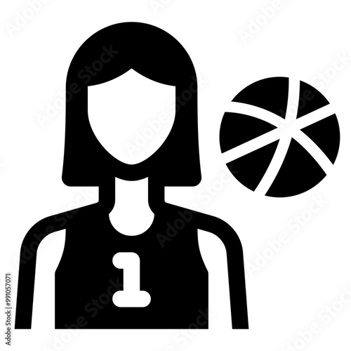 Basketball Player Icon