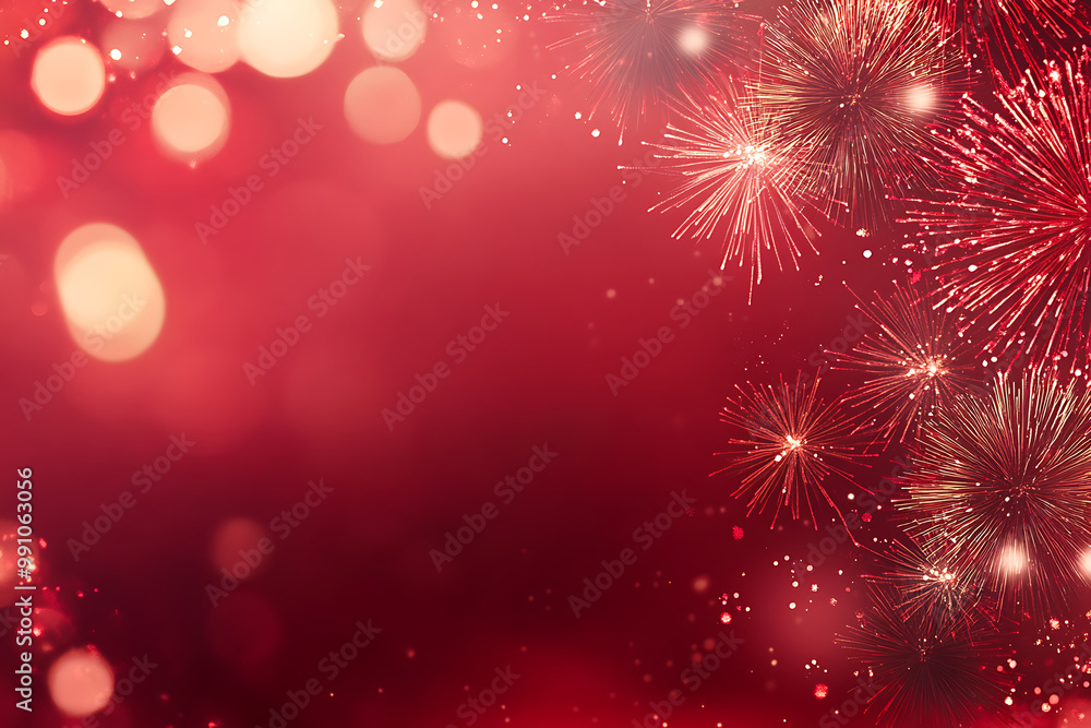 Luxurious Red New Year�s Background Luxurious Red New Year�s Background