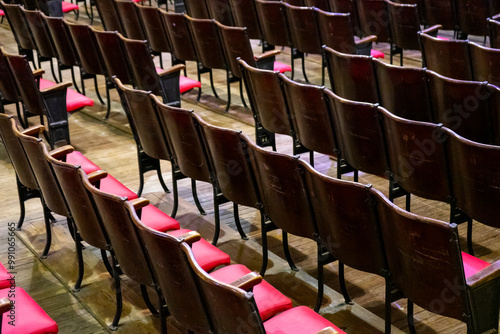 butacas de sala de teatro photo