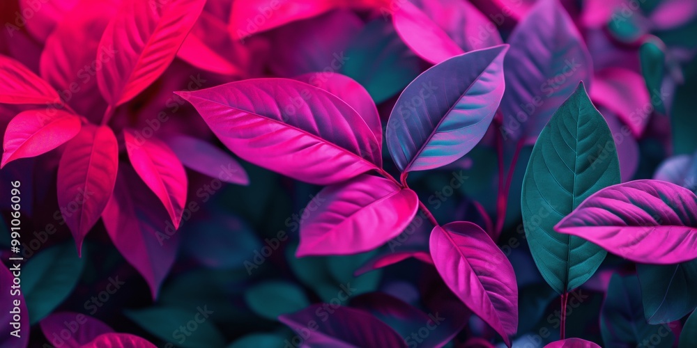 Colorful vibrant red and green leaves with nuanced rich color tones create a visually striking and vivid image. Colorful vibrant red and green leaves with nuanced rich color tones create a visually striking and vivid image.