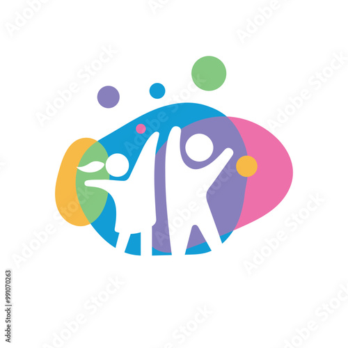 Children center education club logo vector
