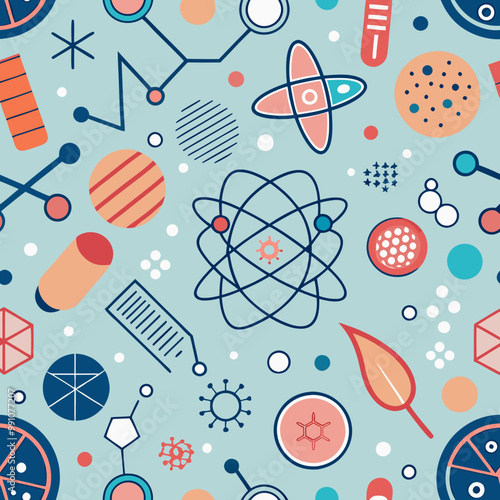 Medical and Healthcare Icon Set – Vector Illustrations with Lab Equipment, Heart Monitors, and Medicine