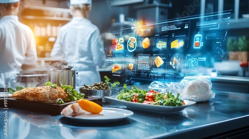 Futuristic Food Technology - Chefs Using Virtual Reality Menu